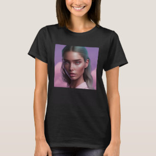 Polygel Colors Water Colors Womens Costume Sunset T-Shirt