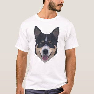 Polygon Art - Dog Wolves - Wild Sweet Animals T-Shirt