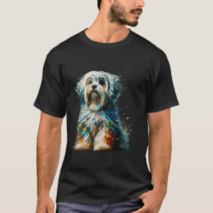 Polygon Art Maltese Malteses T-Shirt