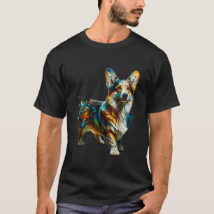 Polygon Art Pembroke Welsh Corgi Corgis T-Shirt