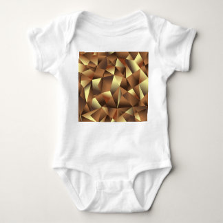Polygon Background: Abstract Textured Art Baby Bodysuit