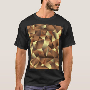 Polygon Background: Abstract Textured Art T-Shirt