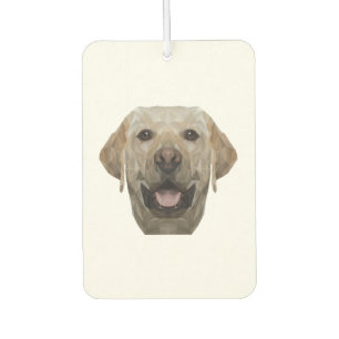 Polygon Dog Daddy Dog Mum Dogfather Labrador Car Air Freshener