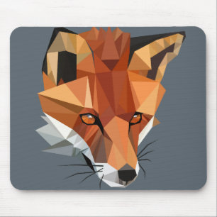 Polygon Fox Custom Mouse Pad
