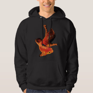 Polygon Gold Fish Potrait Hoodie