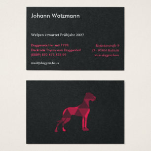 Polygon Great Dane Pink