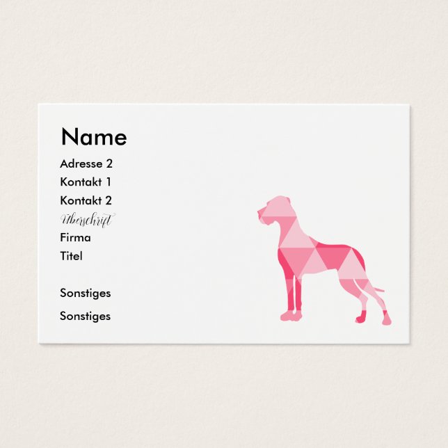 Polygon Great Dane Pink (Front)