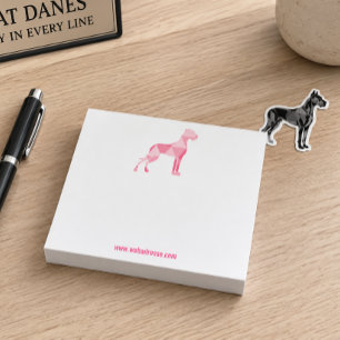 Polygon Great Dane Pink Post-it Notes