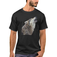 Polygon Howling Wolf T Shirt