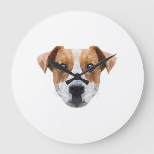 Polygon JRT Dogfather Dog Mum Dog Lover Jack Large Clock