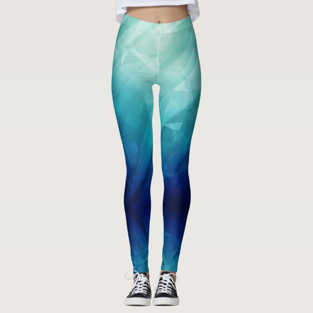 Polygon Love - Power Yoga Leggings (Front)