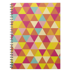 Polygon Multi colour Triangles in Geometrical Shap Notebook