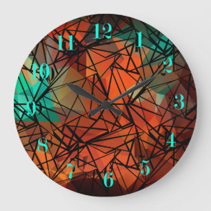 Polygon, painting large clock