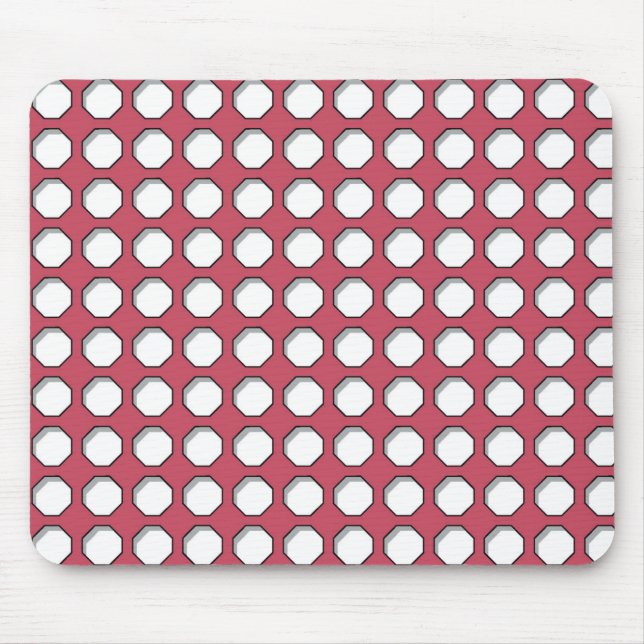 Polygon Pattern Mouse Pad (Front)