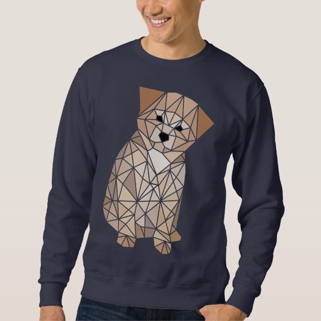 Polygon Puppy Sweatshirt (Front)