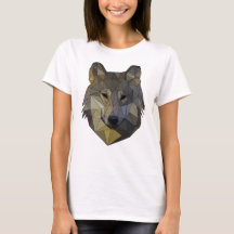 polygon wolf triangular mosaic shapes polyart