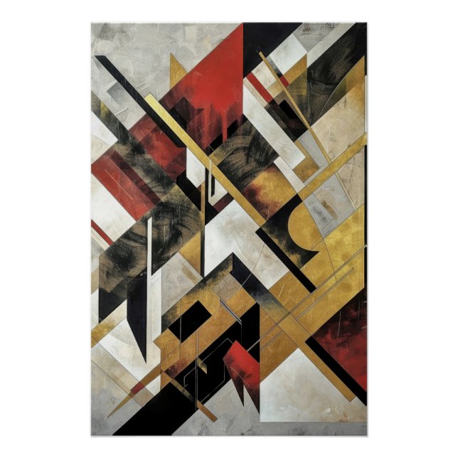 Polygonal Abstraction Poster (Front)