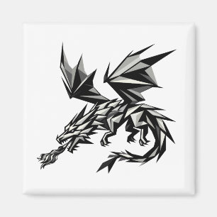Polygonal Dragon Magnet