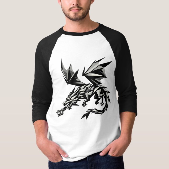 Polygonal Dragon T-Shirt (Front)