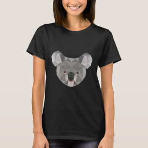 Polygonal Koala Men Women T-Shirt