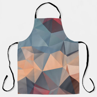 Polygonal Mosaic: Creative Geometrical Elegance. Apron