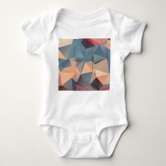 Polygonal Mosaic: Creative Geometrical Elegance. Baby Bodysuit