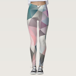 polygonal, triangles leggings