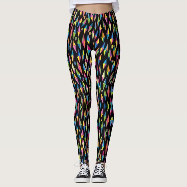 Polygone Love - Power Yoga Leggings (Front)