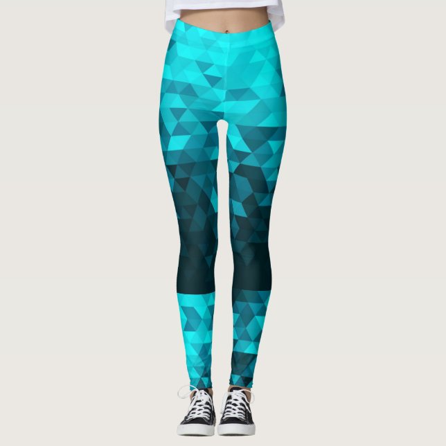 Polygone Love - Power Yoga Leggings (Front)