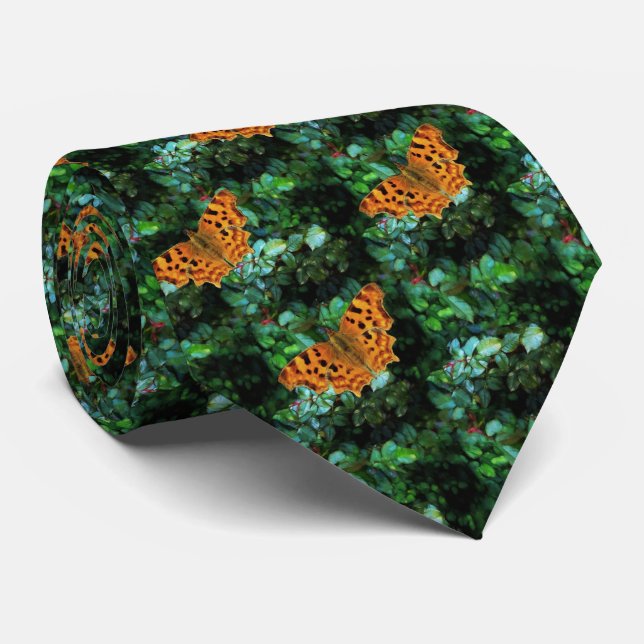 Polygonia Butterfly Tie (Rolled)