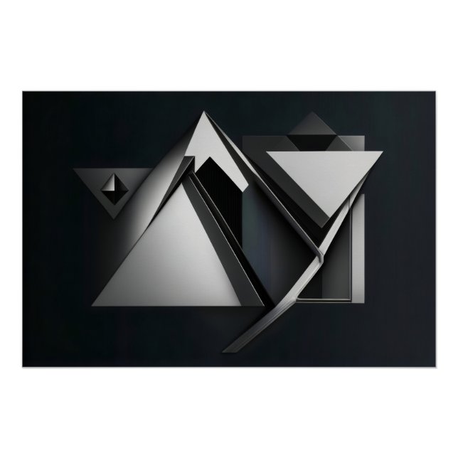 Polygons Precise Overlays Poster (Front)