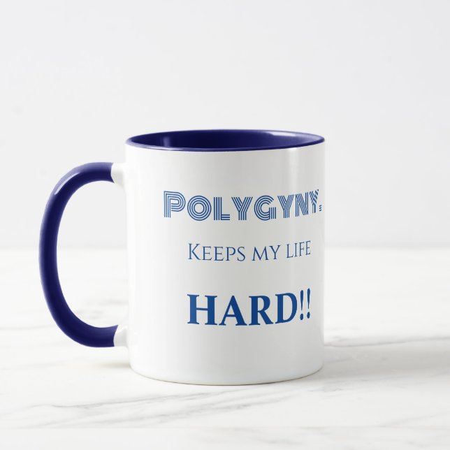 Polygyny Hard Mug (Left)