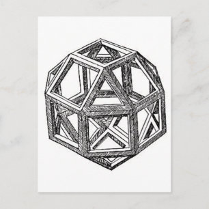 Polyhedra. Postcard