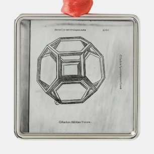 Polyhedron, from 'De Divina Proportione' Metal Tree Decoration