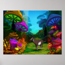 Polymorph Psychedelic Forest Poster