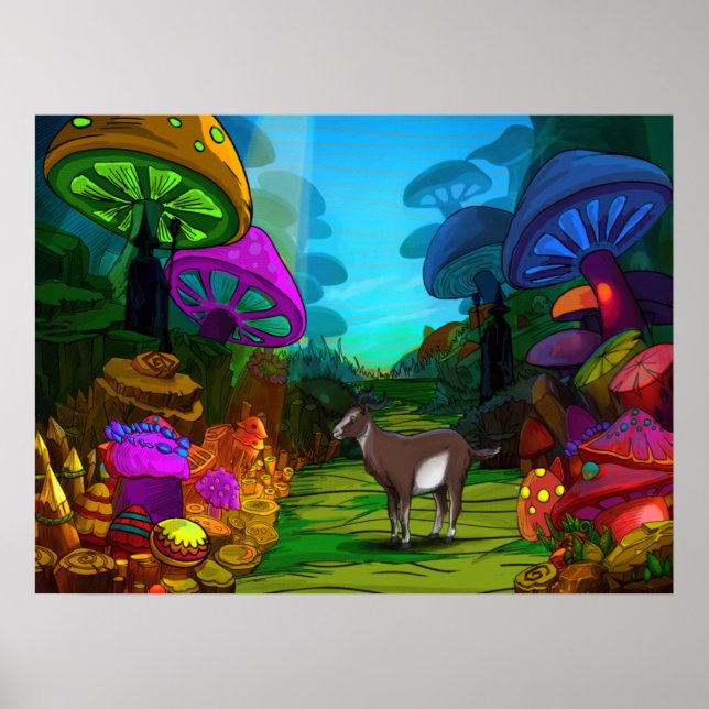 Polymorph Psychedelic Forest Poster (Front)