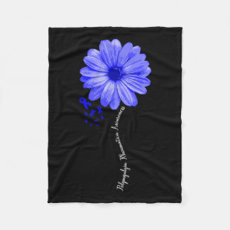 Polymyalgia Rheumatica Awareness Warrior Pretty Fleece Blanket