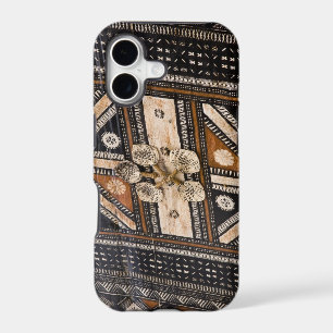 Polynesia, Kingdom of Tonga. Detail of tapa