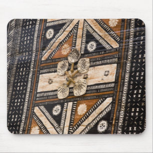 Polynesia, Kingdom of Tonga. Detail of tapa Mouse Pad