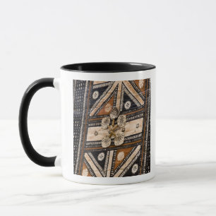 Polynesia, Kingdom of Tonga. Detail of tapa Mug