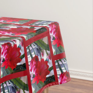POLYNESIAN DRAGON CACTUS NIGHT BLOOM  TABLECLOTH