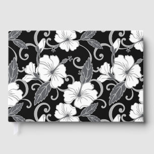 POLYNESIAN DREAM IN PATTERN BLACK GUEST BOOK