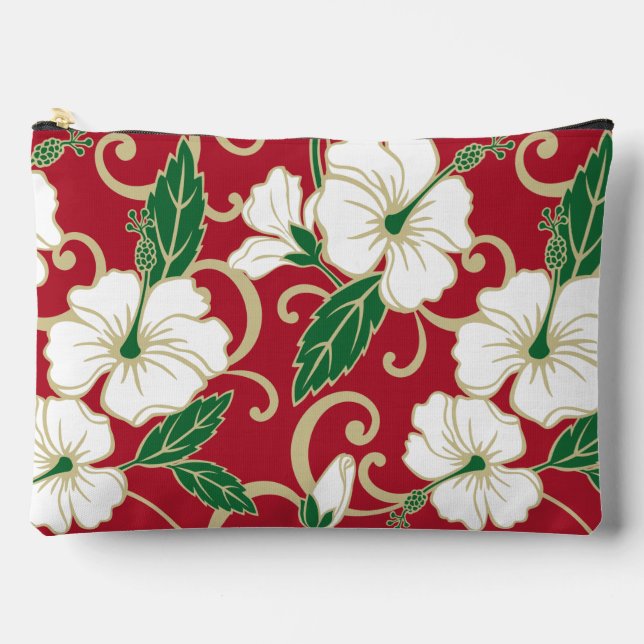 POLYNESIAN DREAM PATTERN IN CHRISTMAS ACCESSORY POUCH (Front)