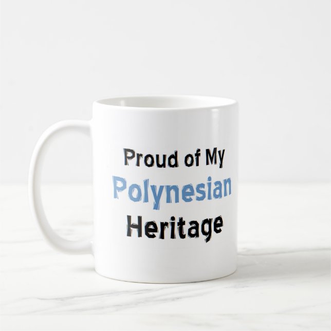 polynesian heritage coffee mug (Left)