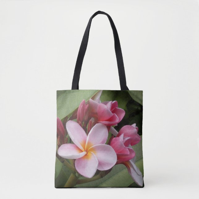 Polynesian Plumeria Tote Bag (Front)