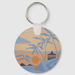 POLYNESIAN SUNSET keychain
