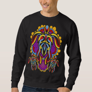 Polynesian Tattoo Ocean Animal Maori Hawaiian Sea  Sweatshirt