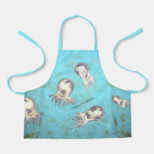 Polyorchis Jellyfish Kid’s All-Over Print Apron