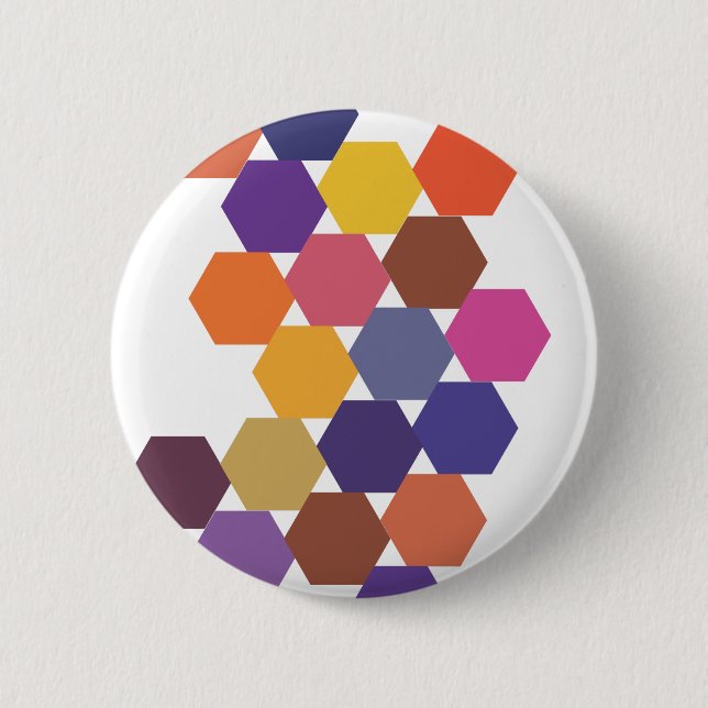 Polypattern 6 Cm Round Badge (Front)
