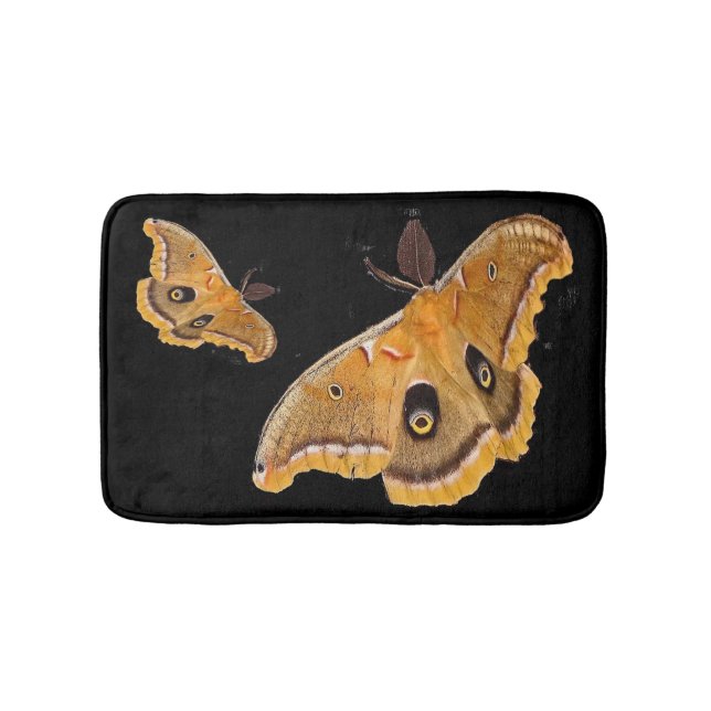 Polyphemus Moth Bath Mats (Front)
